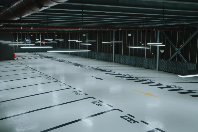 white and black floor tiles